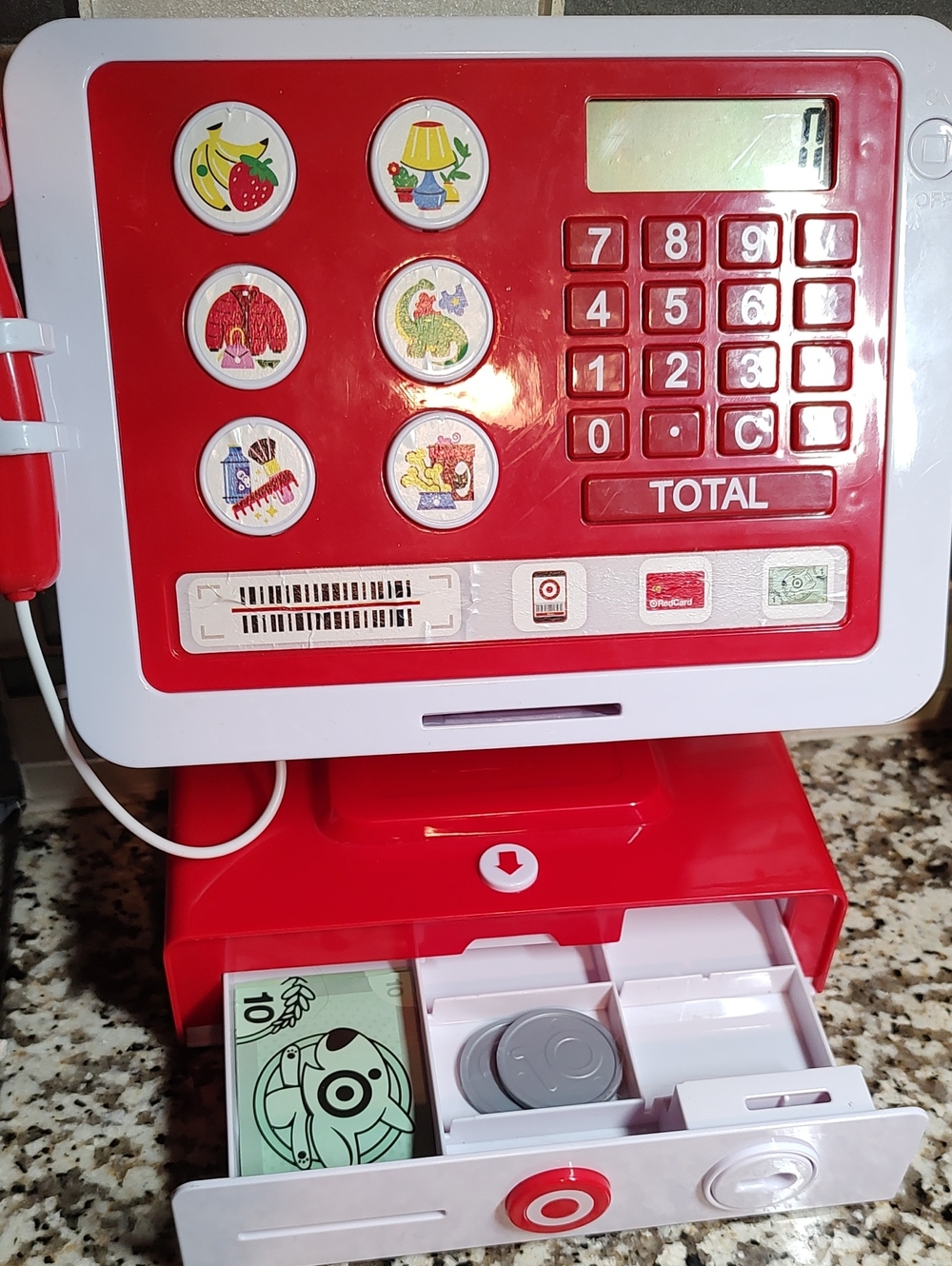 Target Bilingual Kids Play Cash Register & Scanner Toy - Red
